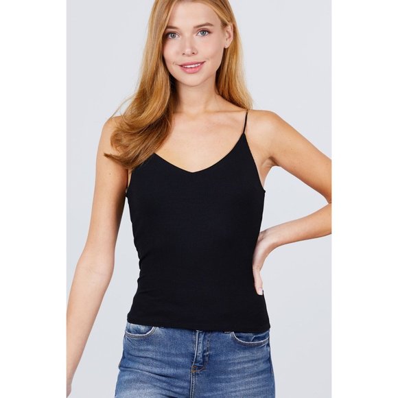 GioVanni Di Rocco Tops - GioVanni Di Rocco Top Cami Double V-neck 2 Ply